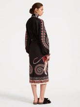 La DoubleJ Gattopardo Placée Black Pencil Skirt