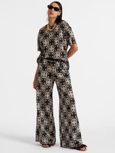 La DoubleJ Mini Tiles Macramé Palazzo Pants