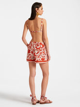 La DoubleJ x Orlebar Brown Dragonflower Mini Red Pull-Up Shorts