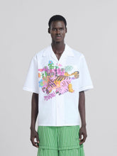 Marni White Organic Poplin Bowling Shirt
