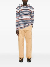 Marni Striped Cotton Hooded Jumper