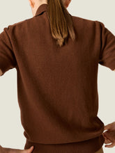 Miu Miu Tobacco Cashmere Polo Shirt