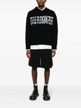 MM6 Maison Margiela Number Motif Hooded Jumper