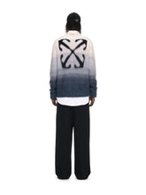 Off-White Gradient Mohair Knit Sweater