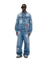 Off-White Baby Blue Character Denim Jacket