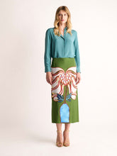 Paula Ametista Brittany Blue Silk Shirt