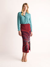 Paula Ametista Brittany Blue Silk Shirt