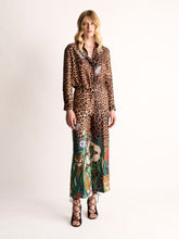 Paula Ametista Junglito Print Silk Shirt
