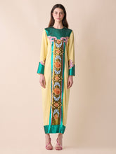 Paula Celeste A-Line Embroidered Maxi Dress