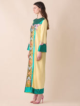 Paula Celeste A-Line Embroidered Maxi Dress