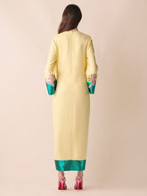 Paula Celeste A-Line Embroidered Maxi Dress