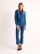 Paula Cosmos Poseidon with Suede Bib Shirt