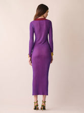 Paula Denebola Long-Sleeve Knitted Dress