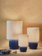 Pomax Cordoba Blue Small Table Lamp