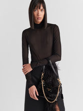 Prada Gazar Jersey Turtleneck Bodysuit