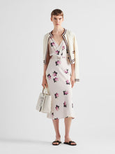 Prada Printed Sablé Midi Dress