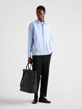 Prada Light Blue Oversized Cotton Shirt