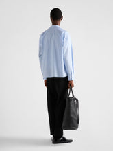 Prada Light Blue Oversized Cotton Shirt