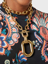 Rabanne Gold-Tone XL Link Necklace with Pendant