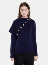 Rabanne Navy Wool Sweater