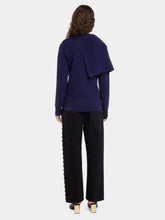 Rabanne Navy Wool Sweater