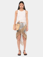 Rabanne White Tank Top with Waist Piercing Detail