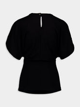 Rabanne Short-Sleeved Draped Blouse