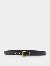 Saint Laurent Monogram Leather Belt