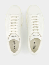 Tom Ford Warwick Grained Leather Sneakers