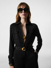 Tom Ford Vintage Gold Brass Drop Pendant Necklace