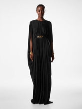 Tom Ford Black Satin Stretch Jersey Kaftan