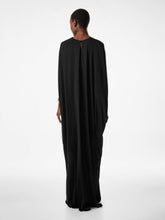 Tom Ford Black Satin Stretch Jersey Kaftan