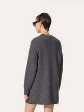 Valentino Garavani Dark Grey Wool Cardigan