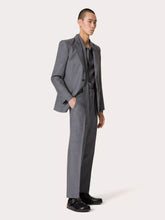 Valentino Garavani Light Grey Linen Trousers