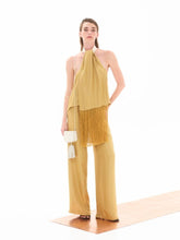 Zeus+Dione Crocus Fringe Halterneck Top