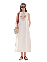 Zeus+Dione Peony Midi Loose Silk Dress