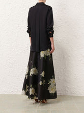Zimmermann Black Magnolia Harmony Flare Skirt