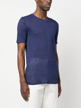 120% Lino Crew neck t-shirt