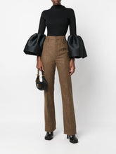 Saint Laurent Wool High-Waisted Trousers