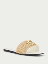 Givenchy 4G Raffia Flat Mules