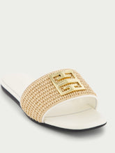 Givenchy 4G Raffia Flat Mules