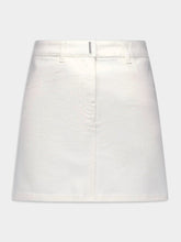 Givenchy A-Line Denim Mini Skirt