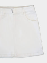 Givenchy A-Line Denim Mini Skirt