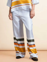 Paula Striped Silk Pants