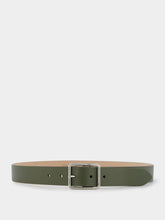 Alexander McQueen Engraved-Logo Leather Belt
