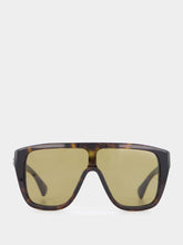 Alexander McQueen Floating Skull Mask Tortoiseshell Sunglasses