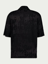 Alexander McQueen Graffiti-Jacquard Short-Sleeve Shirt