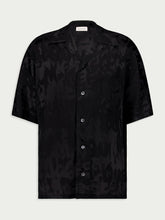 Alexander McQueen Graffiti-Jacquard Short-Sleeve Shirt