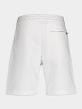 Alexander McQueen Graffiti Logo Print White Shorts