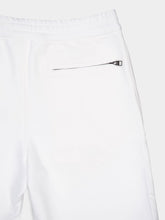 Alexander McQueen Graffiti Logo Print White Shorts